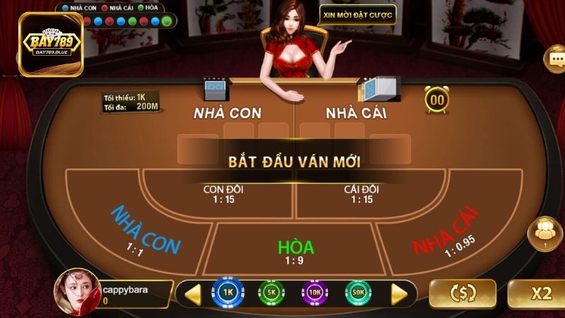 Baccarat Bay789 phát triển trên nền tảng trực tuyến, dễ vận hành