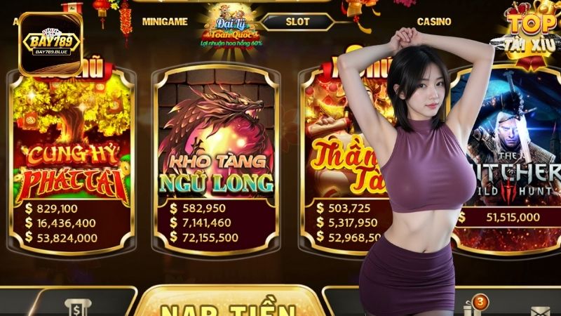 Đánh giá về các game nổ hũ đổi thưởng của Bay789