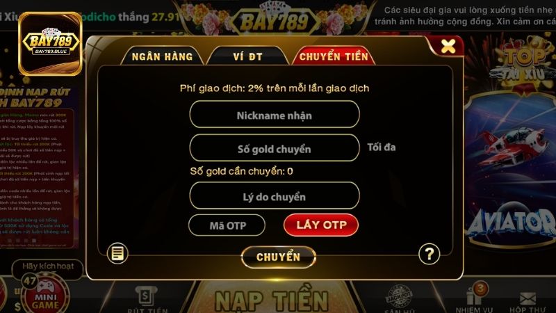 Đánh giá về giao dịch rút thưởng tại cổng game Bay789