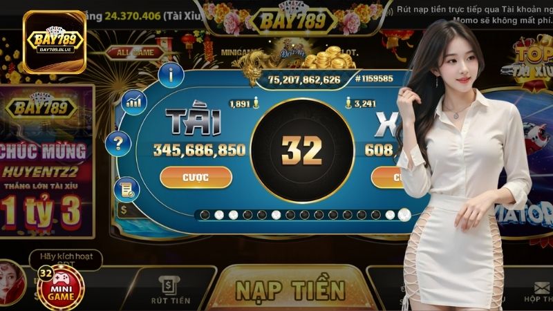 Điểm mặt các phiên bản Tài Xỉu hot tại cổng game Bay789