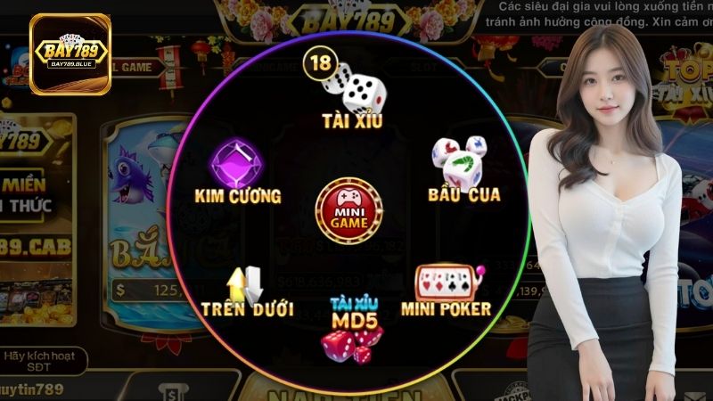 Mini game Bay789 có những trò nào?